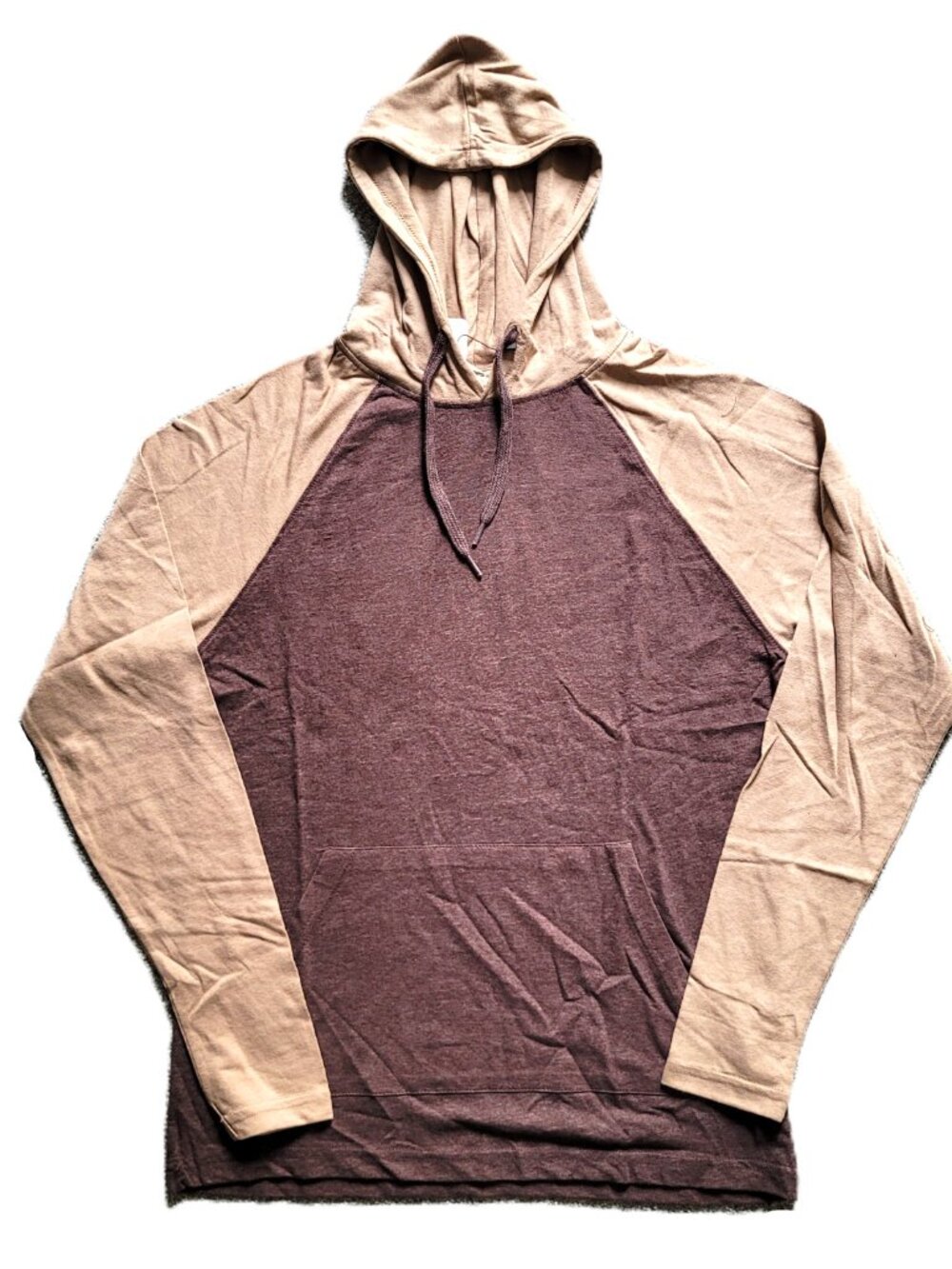 Hawk’s Bay NEW Men's Lightweight Hoodie Shirt – Brown & Tan